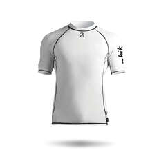 Жик Mens С Коротким Рукавом Spandex Rash Vest / Guard - Белый Жик Mens С Коротким Рукавом Spandex Rash Vest / Guard - Белый