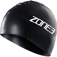 Силиконовая Шапочка Для Плавания Zone3 - Черная