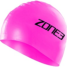 Силиконовая Шапочка Для Плавания Zone3 - Ярко-Розовый