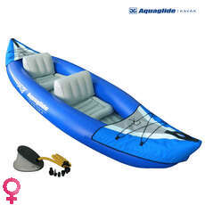 Aquaglide Yakima 2 Человек Надувной Каяк И Насосный Набор Aquaglide Yakima 2 Человек Надувной Каяк И Насосный Набор
