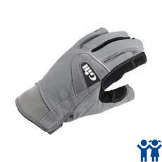 Gill Junior Deckhand Парусные Перчатки С Короткими Пальцами - Серый Gill Junior Deckhand Парусные Перчатки С Короткими Пальцами - Серый