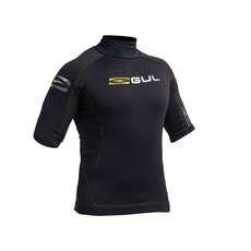 Gul Evotherm Flatlock Rashguard С Коротким Рукавом - Черный / Черный Gul Evotherm Flatlock Rashguard С Коротким Рукавом - Черный / Черный