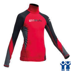 Gul Junior Flatlock Rashguard С Длинным Рукавом - Красный / Черный Gul Junior Flatlock Rashguard С Длинным Рукавом - Красный / Черный