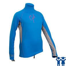 Gul Junior Girls С Длинным Рукавом Rashvest - Синий / Серебристый Gul Junior Girls С Длинным Рукавом Rashvest - Синий / Серебристый