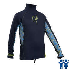 Gul Junior Girls С Длинным Рукавом Rashvest - Темно-Синий / Линии Gul Junior Girls С Длинным Рукавом Rashvest - Темно-Синий / Линии