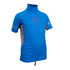 Gul Junior Girls С Коротким Рукавом Rashvest - Синий / Серебристый