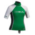 Gul Junior Rashguard С Коротким Рукавом - Зеленый / Бронзовый
