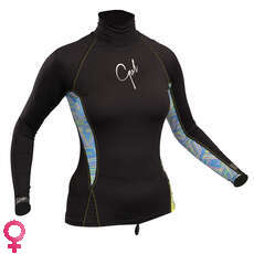 Gul Ladies Swami Rashvest С Длинным Рукавом - Цвет Черный / Линии Gul Ladies Swami Rashvest С Длинным Рукавом - Цвет Черный / Линии