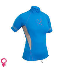 Gul Ladies Swami С Коротким Рукавом Rashvest - Синий / Серебристый