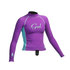 Rulguard Gul Surf Junior Girls С Длинным Рукавом - Ирис / Ледник