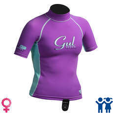 Rulguard Gul Surf Junior Girls С Коротким Рукавом - Ирис / Ледник Rulguard Gul Surf Junior Girls С Коротким Рукавом - Ирис / Ледник