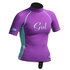 Rulguard Gul Surf Junior Girls С Коротким Рукавом - Ирис / Ледник