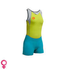 Gul Womens Surflite 3 Мм F / L Sdl T2 Shortjane - Лайм / Ярко-Голубой