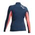 Gul Womens Swami F / L Rashguard С Длинным Рукавом - Темно-Синий / Коралловый