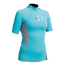 Gul Womens Swami F / L Rashguard С Коротким Рукавом - Бирюзовый / Мраморный