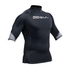 Gul Xola Flatlock Rashguard С Коротким Рукавом - Черный