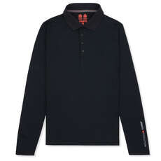 Musto Evolution Поло Для Загара С Длинным Рукавом - Черный
