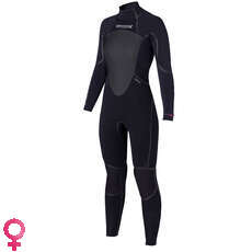 Mystic Womens Черная Звезда 5 / 4Mm Gbs Гидрокостюм С Застежкой-Молнией 2023 Mystic Womens Черная Звезда 5 / 4Mm Gbs Гидрокостюм С Застежкой-Молнией 2023