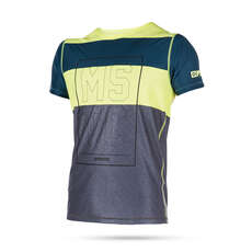 Майка Kitesurf Drip С Коротким Рукавом Quickdry - Лайм Майка Kitesurf Drip С Коротким Рукавом Quickdry - Лайм