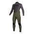 Мистик Стар 5 / 3Мм Back-Zip Полный Гидрокостюм - Серый Зеленый