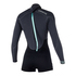Mystic Женский Бренд 3/2 Мм Back-Zip Longarm Короткий Гидрокостюм - Черный