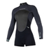 Mystic Женский Бренд 3/2 Мм Back-Zip Longarm Короткий Гидрокостюм - Черный