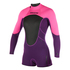 Мистик Женский Бренд 3/2 Мм Back-Zip Longarm Коротышка Гидрокостюм - Фиолетовый
