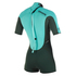 Mystic Женский Бренд 3 / 2Mm Bzip Flatlock Короткий Гидрокостюм - Teal