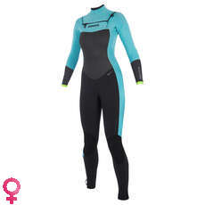 Mystic Womens Dutchess 3 / 2Mm Двойной Костюм На Молнии Спереди - Мята Mystic Womens Dutchess 3 / 2Mm Двойной Костюм На Молнии Спереди - Мята