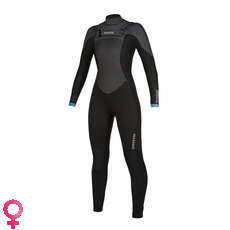 Mystic Womens Gem 6/4 / 3Mm Double Fzip Полный Гидрокостюм - Черный Mystic Womens Gem 6/4 / 3Mm Double Fzip Полный Гидрокостюм - Черный