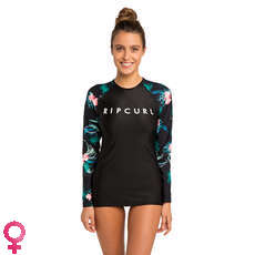 Rip Curl Женская Футболка С Длинным Рукавом Cloud Breaked Uv4 201 - Черный Rip Curl Женская Футболка С Длинным Рукавом Cloud Breaked Uv4 201 - Черный