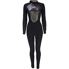 Sola Womens Ignite 3/2Mm Полный Гидрокостюм - Черный Sola Womens Ignite 3/2Mm Полный Гидрокостюм - Черный