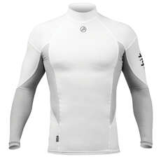 Жик С Длинным Рукавом Spandex Top - Белый Жик С Длинным Рукавом Spandex Top - Белый