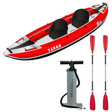 Z-Pro Tango 2 Inflatable Kayak Red - Пакет Байдарок Для 1 Или 2 Человек